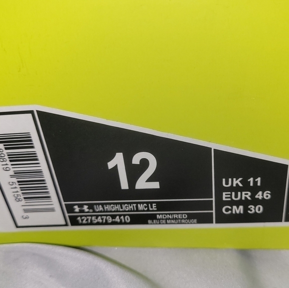 Under amour NIB collectors football cleats size 12 - Picture 11 of 11